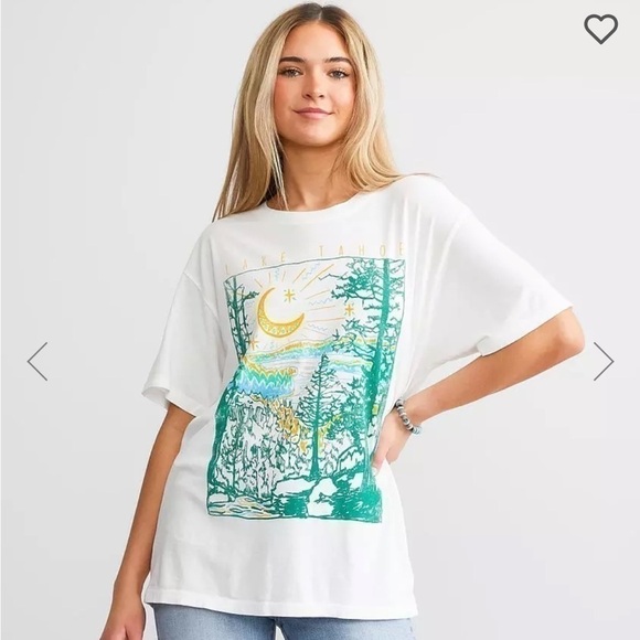 DAY Lake Tahoe Crew Neck Tee Shirt White Medium NWT - Picture 8 of 8